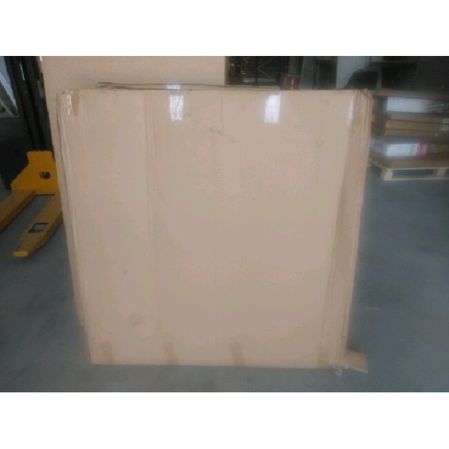 2ekans | Spiegel rond 100 cm met zwart frame - Bella Mirror