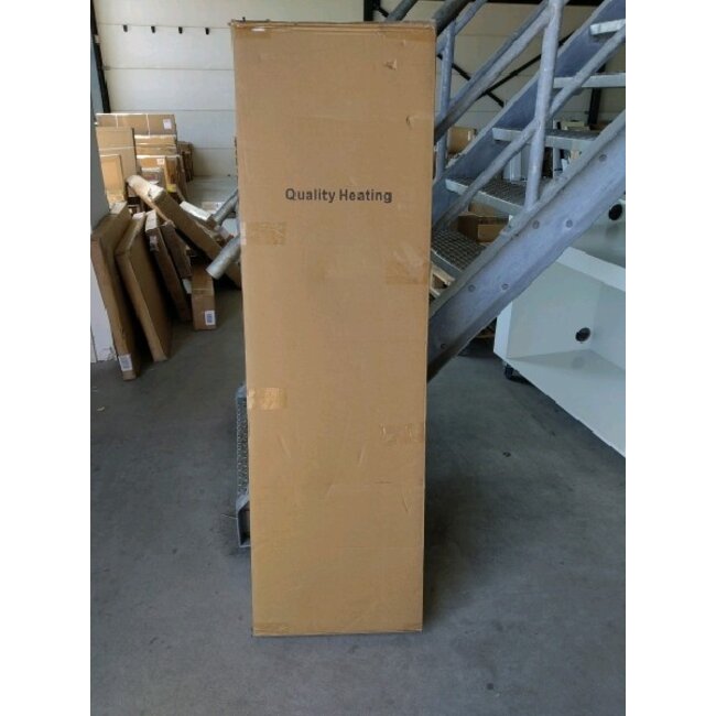 2ekans | Quality Heating verticale kachel Civetta white - Wit