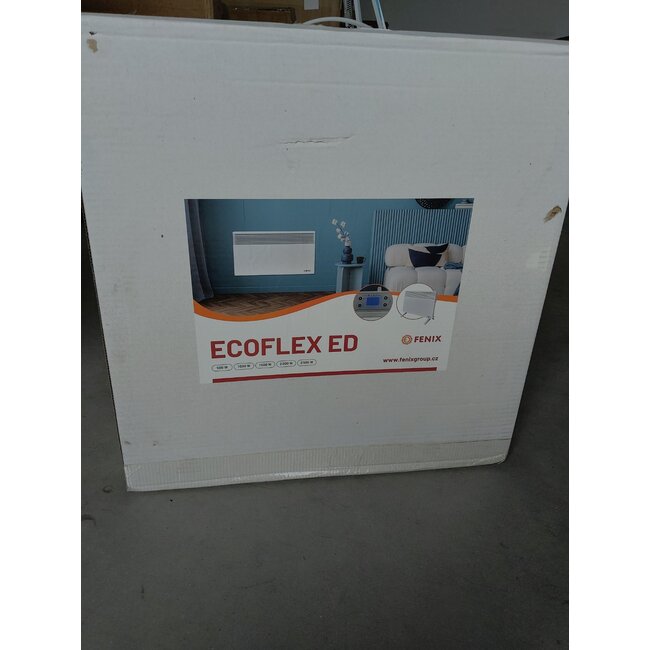 Tweedekans - Ecoflex Atlantic elektrische kachel met instelbare thermostaat - 500 Watt - 51cm (b) x 51cm (h)