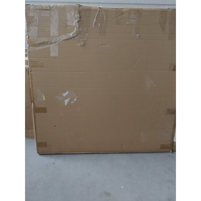 Tweedekans - Spiegel rond 100 cm met zwart frame - Default
