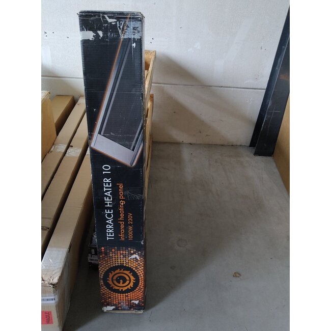 Tweedekans - Infrarood terrasverwarmer Ecosun 1000 - 1500Watt - Infrarood terrasverwarmer Ecosun 1000Watt