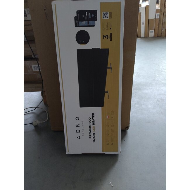 Tweedekans - AENO GH4S slimme infrarood verwarmingspaneel WIFI - 700 Watt - Black