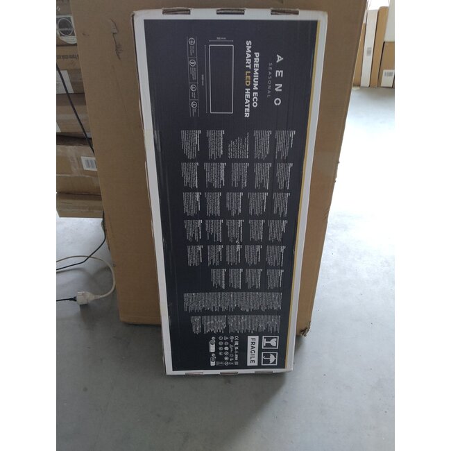 Tweedekans - AENO GH4S slimme infrarood verwarmingspaneel WIFI - 700 Watt - Black