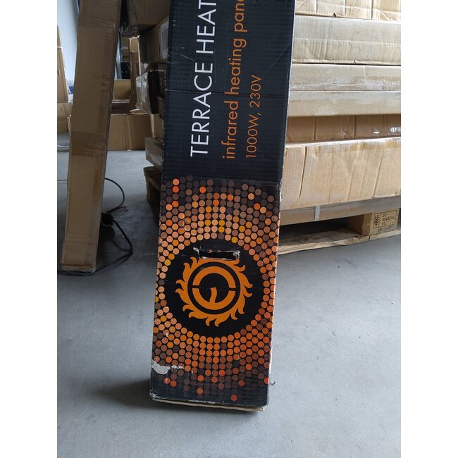 Tweedekans - Infrarood terrasverwarmer Ecosun 1000 - 1500Watt - Infrarood terrasverwarmer Ecosun 1000Watt
