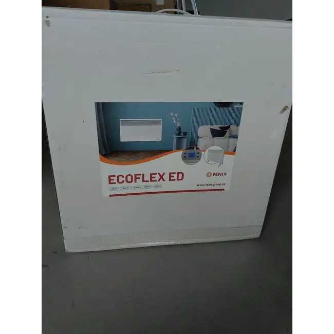 Tweedekans - Ecoflex Atlantic elektrische kachel met instelbare thermostaat - 500 Watt - 51cm (b) x 51cm (h)