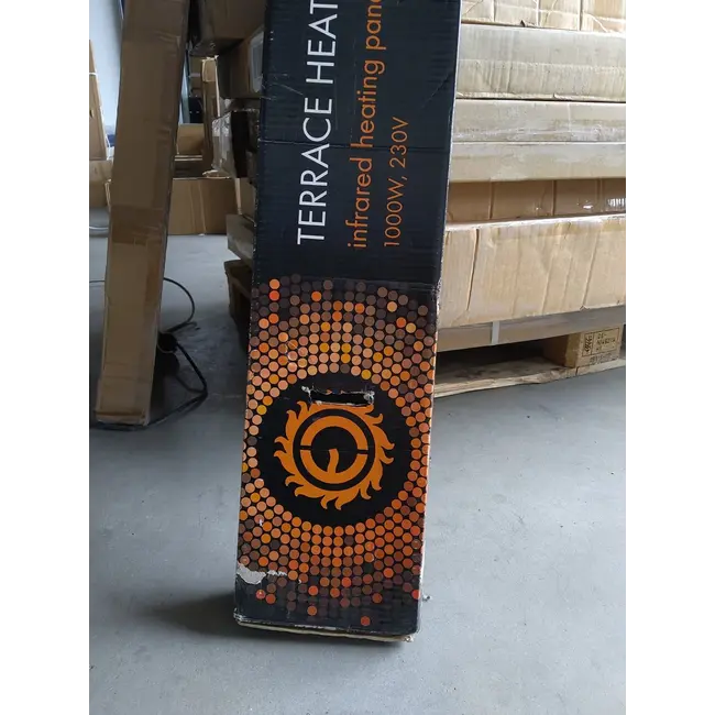 Tweedekans - Infrarood terrasverwarmer Ecosun 1000 - 1500Watt - Infrarood terrasverwarmer Ecosun 1000Watt