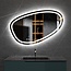Tweedekans - Spiegel asymmetrisch inbouw led verlichting en anti-condens 120cm breed en 75cm hoog - Default