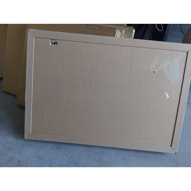 Tweedekans - Spiegel asymmetrisch organische led verlichting en anti-condens 90 cm breed en 60 cm hoog - Default