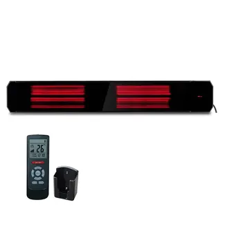 Quality Heating Infrarood terrasverwarmer Calore  black heater instelbaar met 1600 - 3200Watt