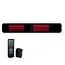 Quality Heating Infrarood terrasverwarmer Calore  black heater instelbaar met 1600 - 3200Watt