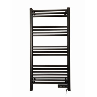 Tweedekans - Slimme elektrische handdoekradiator met digitale bediening black  425Watt - Default