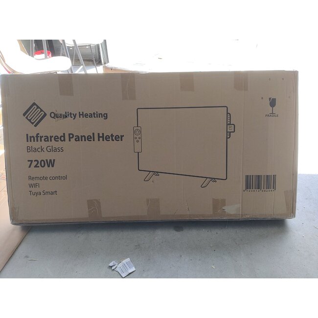 Tweedekans - QH-GD Elegant Serie verplaatsbaar infraroodpaneel - 720Watt 60 x 120 cm
