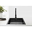 Tweedekans - Nurion Spoelbak Black Metal 44,5 x 34,5 – Spoelbak Keuken - Spoelbakken Keuken – Wasbak Keuken - zonder Kraangat RVS - Default