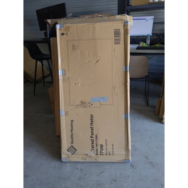Tweedekans - QH-SP Wifi remote control verplaatsbaar infraroodpaneel 350, 450 en 770Watt - 770Watt 60 x 120 cm