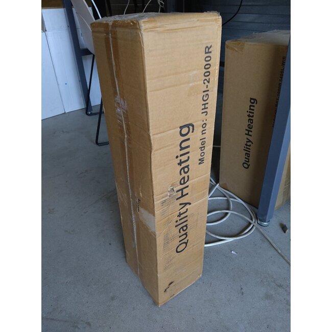 Tweedekans - QH-TH Golden heater infrarood met afstandsbediening - 2000Watt