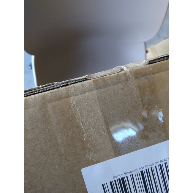 Tweedekans - Nurion Spoelbak Black Metal 39,5 x 34,5– Spoelbak Keuken - Spoelbakken Keuken – Wasbak Keuken - zonder Kraangat RVS - Default
