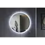 Spiegel rond 120 cm frameloos, rondom led verlichting en anti-condens