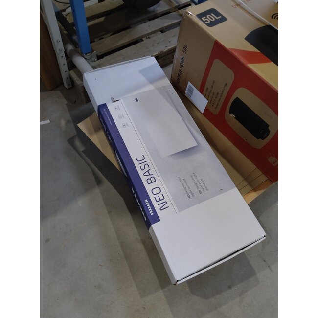 Tweedekans - Adax neo elektrische verwarming - 1400 Watt 37cm (h) x 105cm (b)-Wit