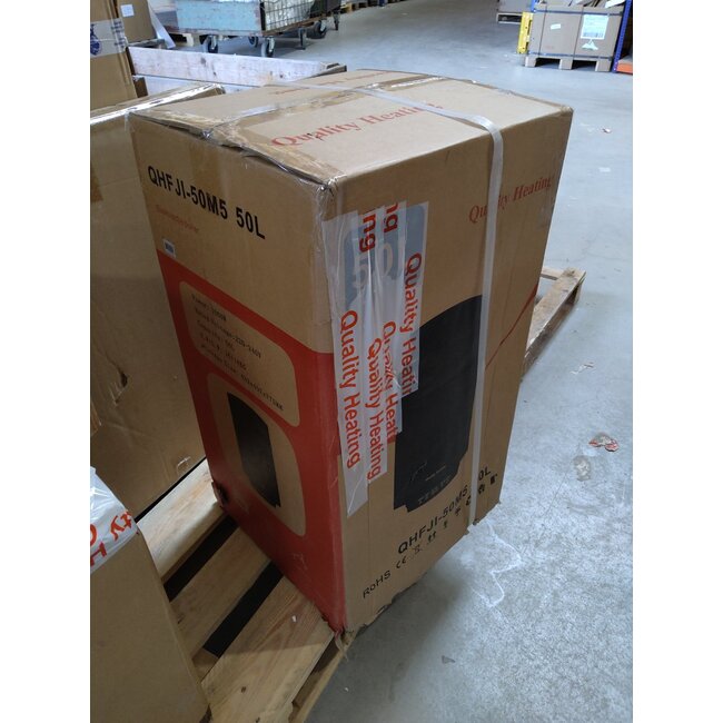 Tweedekans - 50 Liter QH V2 dual tank elektrische boiler met digitale bediening - 50 Liter