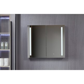 Tweedekans - Spiegelkast met led verlichting 80 (b) x 70 cm (h) - Default
