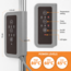 Infrarood verwarming vouwbaar 350Watt - Timer - Instelbaar