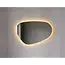 Spiegel asymmetrisch organische led verlichting en anti-condens 100 cm breed en 65 cm hoog