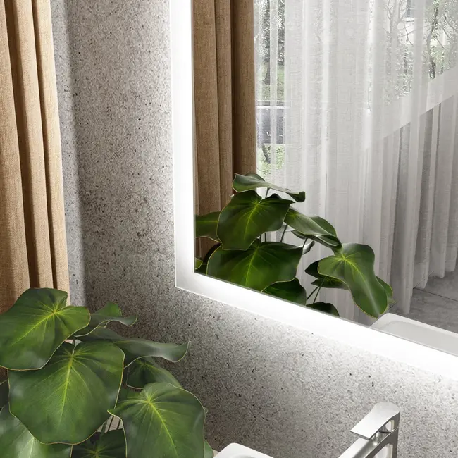 Badkamerspiegel ''Oristano'' led verlichting en anti-condens