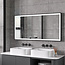 Tweedekans - Spiegel met zwart frame, led, anticondens 75 x 125cm - Default