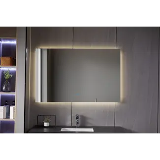 Bella Mirror Spiegel frameloos met led, anti-condens 75 x 140 cm