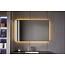 Spiegel frameloos met led, anticondens 60 x 120 cm