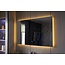 Spiegel frameloos met led, anticondens 60 x 120 cm