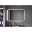 Spiegel frameloos met led, anticondens 60 x 100 cm