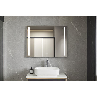Tweedekans - Spiegel 60 x 100 cm frameloos, inbouw led verlichting en anti condens - Default