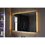 Spiegel frameloos met led, anticondens 60 x 60 cm