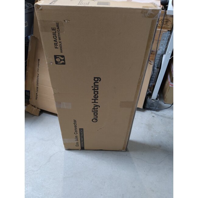 Tweedekans - Quality Heating - Eco Slim Wifi black - Eco Slim - 97 x 5 x 40 cm - 2000Watt