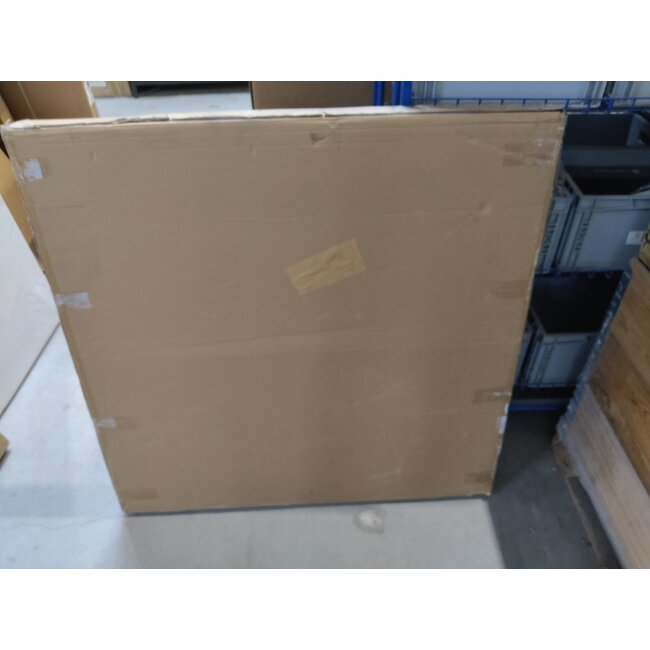 Tweedekans - Spiegel rond 100 cm met zwart frame - Default