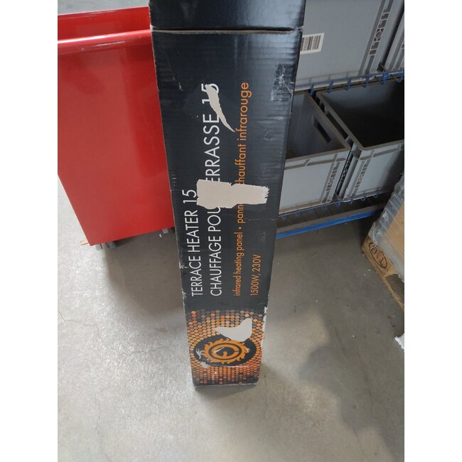 Tweedekans - Infrarood terrasverwarmer Ecosun 1000 - 1500Watt - Infrarood terrasverwarmer Ecosun 1500Watt