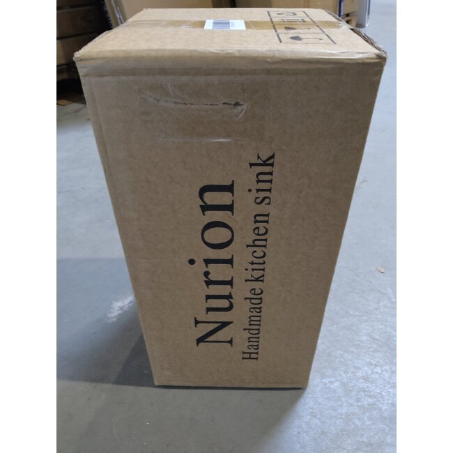 Tweedekans - Nurion Spoelbak RVS 16,5 x 38,5 – Spoelbak Keuken - Spoelbakken Keuken – Wasbak Keuken - zonder Kraangat RVS - Default