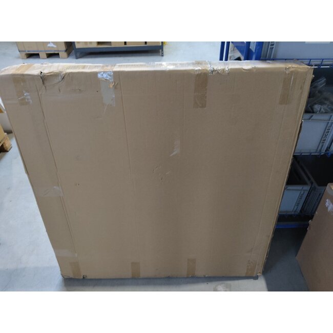 Tweedekans - Spiegel rond 100 cm met zwart frame - Default