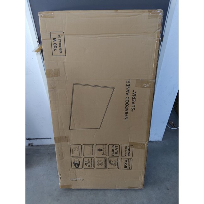Tweedekans - QH-SP Wifi remote control verplaatsbaar infraroodpaneel 350, 450 en 700Watt - 700Watt 60 x 90 cm