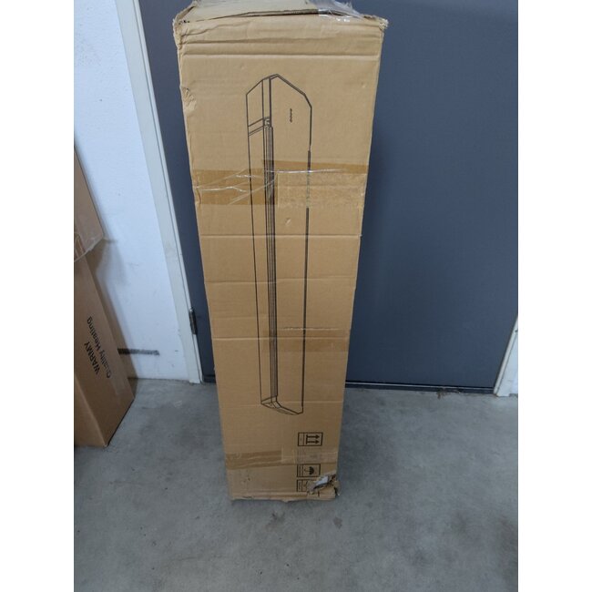 Tweedekans - Infrarood terrasverwarmer Calore  black heater instelbaar met 1600 - 3200Watt - 1600Watt 810*180*77mm