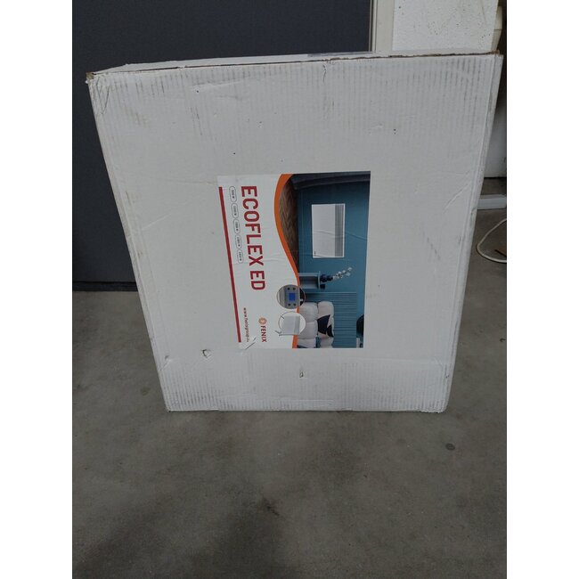 Tweedekans - Ecoflex Atlantic elektrische kachel met instelbare thermostaat - 1000 Watt - 46cm (b) x 46cm (h)