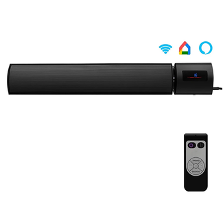 Tweedekans - Infrarood terrasheater Caleo Wifi met afstandsbediening - TH Caleo 1800Watt