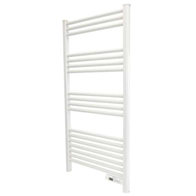 Tweedekans - Slimme elektrische handdoekradiator met digitale bediening white 425Watt - Default