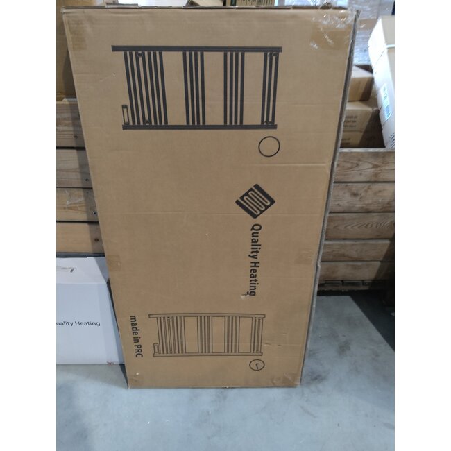 Tweedekans - Slimme elektrische handdoekradiator met digitale bediening white 425Watt - Default