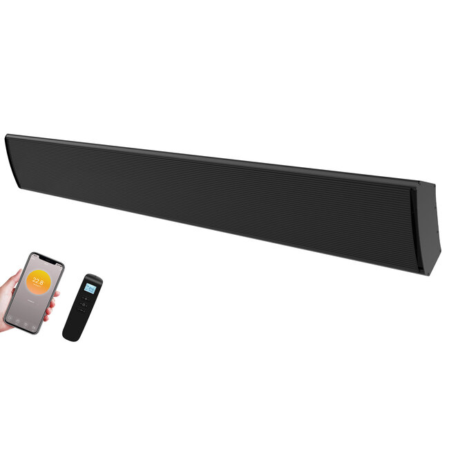 Tweedekans - Infrarood terrasheater Fireside Friend met wifi en thermostaat - 1800Watt