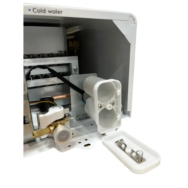 EcoTherm Electronische geiser Digitaal 14L Low Nox Propaan open kamer