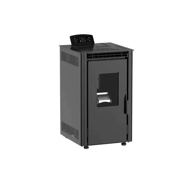 Pelletkachel - 6.9 kW 60 m² - 5 niveaus - timer - KT0702A - Black