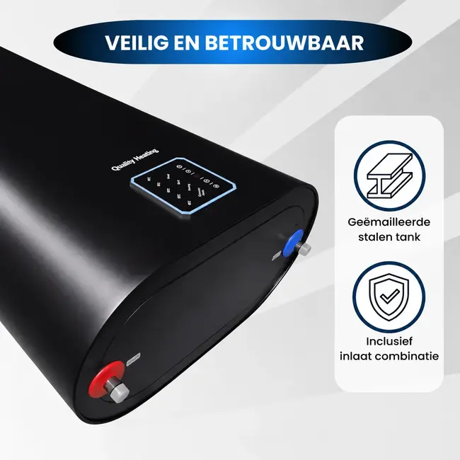 80 Liter Performance QH Wifi dual elektrische boiler met digitale bediening