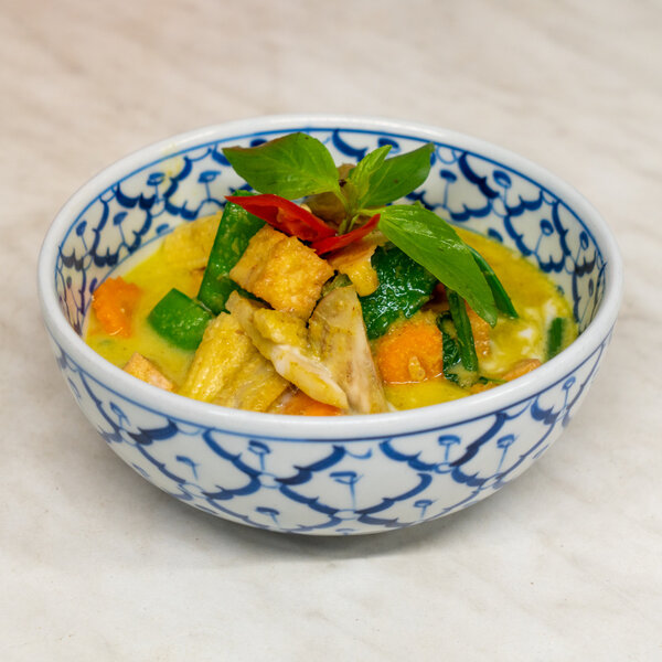 Restaurant BaiYok Thais Thaise groene curry met tahoe en vele groenten